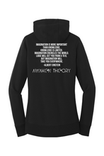 Load image into Gallery viewer, Imagination Encircles the World Ladies Hoodie
