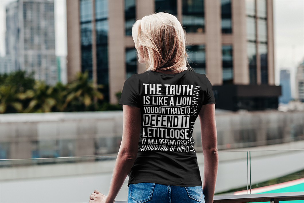 The Truth Is Like A Lion Ladies Tee