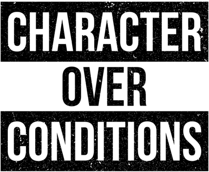 Character Over Conditions Decal - V1